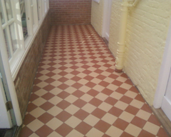 Victorian Conservatory Floor Tiling